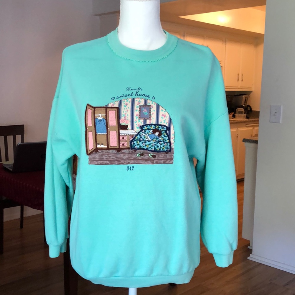 Benetton 012 Pullover Sweatshirt 100% Cotton Italy